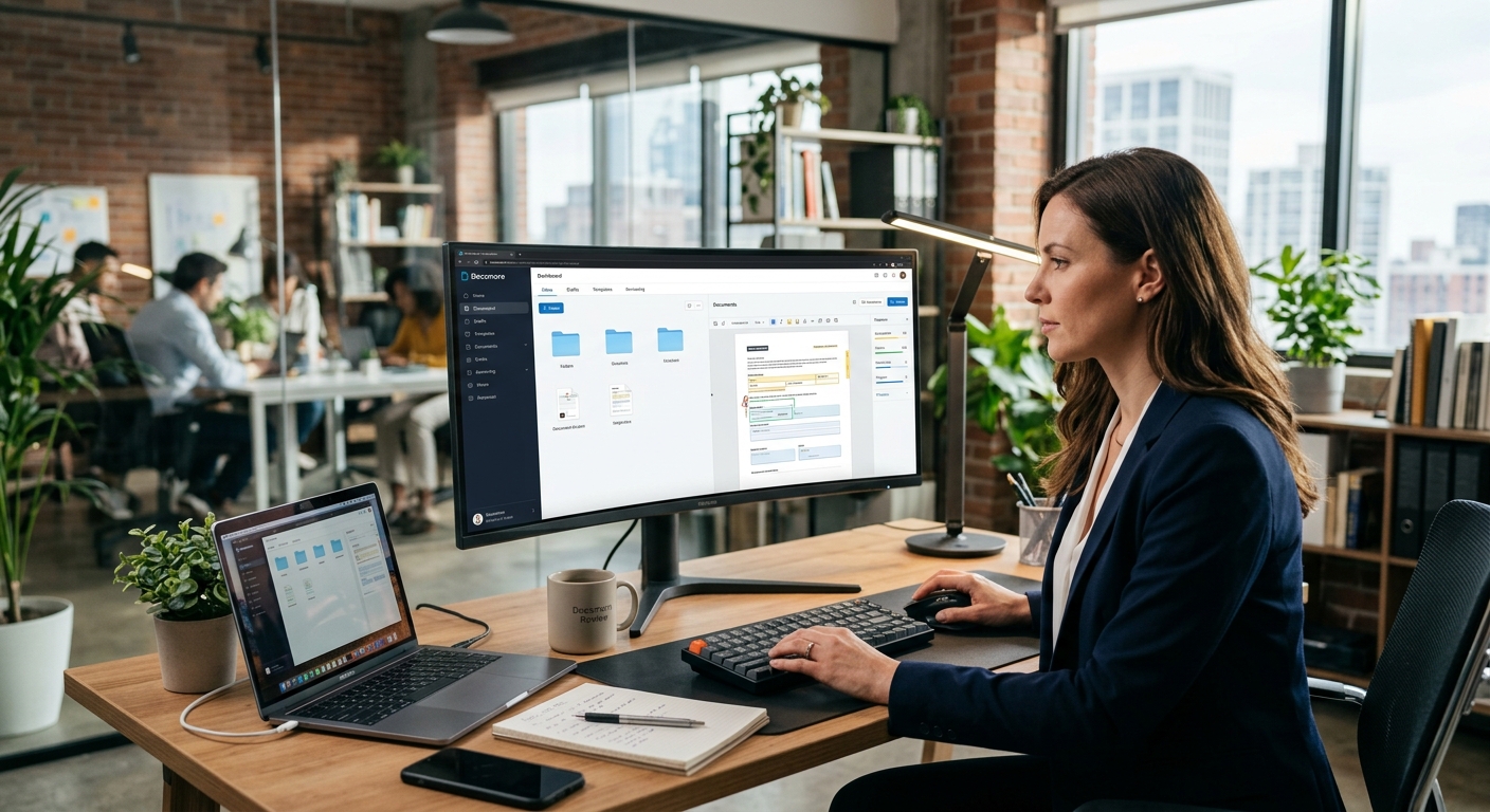 A clear look at how Docsmore streamlines document workflows and day-to-day business tasks.